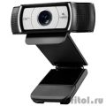 960-000972 Logitech Webcam C930e { Full HD 1080p/30fps, автофокус, zoom 4x, угол обзора 90°, стереомикрофон, защитная шторка, кабель 1.83м}   [Гарантия: 2 года]