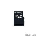 Micro SecureDigital 4Gb QUMO QM4GMICSDHC10 {MicroSDHC Class 10, SD adapter}  [Гарантия: 5 лет]