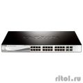 D-Link DGS-1210-28/ME/A2B  L2   24  10/100/1000Base-T  4  1000Base-X SFP  [: 1 ]