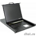 Procase E1708   ,  8 , LCD 17&apos;&apos;, single rail console KVM 8 port, LCD D-Sub, USB,  1280*1024, 8   [: 2 ]