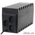 PowerCom Raptor RPT-600A EURO ИБП {Line-Interactive, 600VA / 360W, Tower, 3*EURO} (657704)  [Гарантия: 2 года]
