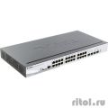 D-Link DGS-1510-28XMP/A1A PROJ  L2+    24  10/100/1000Base-T  4  10GBase-X SFP+ (24  PoE 802.3af/at, PoE- 370 )  [: 1 ]