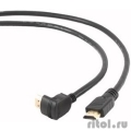 Bion Кабель HDMI v1.4, 19M/19M, угловой разъем, позол.раз., экран, 1.8м, черный [BXP-CC-HDMI490-018]  [Гарантия: 1 год]