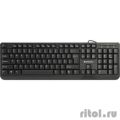 Defender Клавиатура OfficeMate HM-710 RU Black USB [45710] {Проводная, полноразмерная, 104кн}  [Гарантия: 2 года]