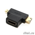 5bites HH1805FM-T  HDMI F / mini + micro HDMI M  [: 6 ]