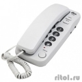 RITMIX RT-100 grey  {Телефон проводной Ritmix RT-100 серый [повторный набор, регулировка уровня громкости, световая индикац]}  [Гарантия: 1 год]