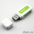 USB 2.0 Card Reader Micro ORIENT CR-011G  SDHC/SDXC/microSD/MMC/MS/MS Duo/M2  [Гарантия: 6 месяцев]