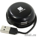 5bites HB24-200BK Концентратор 4*USB2.0 / USB PLUG / BLACK  [Гарантия: 6 месяцев]