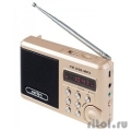 Perfeo мини-аудио Sound Ranger, УКВ+ FM, MP3 (USB/TF), USB-audio, BL-5C 1000mAh, шамп.золот (SV922AU) [PF_3185]  [Гарантия: 1 год]