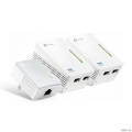 TP-Link TL-WPA4220 TKIT AV600 �������� Wi-Fi Powerline-��������� � Wi-Fi  [��������: 3 ����]