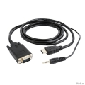  HDMI->VGA Cablexpert A-HDMI-VGA-03-10, 19M/15M + 3.5Jack, , ., 3, ,   [: 2 ]