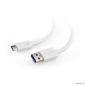 Cablexpert  USB3.0 AM/USB Type-C, 1, ,  (CCP-USB3-AMCM-1M-W)  [: 3 ]