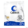 Cabeus PC-UTP-RJ45-Cat.5e-3m-WH ����-���� UTP, ��������� 5e, 3 �, ����������������, �����  [��������: 2 ������]