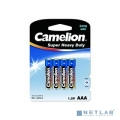 Camelion R03 Blue BL-4 (R03P-BP4B, батарейка,1.5В)  [Гарантия: 1 год]