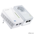 TP-Link TL-WPA4226 KIT AV600 �������� WI-Fi Powerline ���������  [��������: 3 ����]