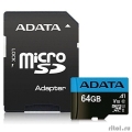 Micro SecureDigital 64Gb A-DATA AUSDX64GUICL10A1-RA1  [: 1 ]