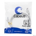 Cabeus PC-UTP-RJ45-Cat.5e-2m ����-���� U/UTP, ��������� 5�, 2xRJ45/8p8c, ����������������, �����, PVC, 2�  [��������: 2 ������]