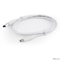 Bion   USB 3.0 AM to Type-C cable (AM/CM), 1 m, white. 5 / .  3A (36W) [BXP-CCP-USB3-AMCM-1M-W]  [: 1 ]