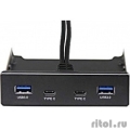 Exegate EX280448RUS ������ USB �� �������� ������ Exegate U3H-619, 3,5", 2*USB3.0+2*TypeC, ������, �������-� � ���. ����  [��������: 1 ���]