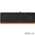 Клавиатура A-4Tech Fstyler FK10 ORANGE черный/оранжевый USB [1147534]  [Гарантия: 1 год]
