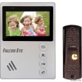 Falcon Eye KIT- Vista Комплект. Видеодомофон: дисплей 4" TFT;  механические кнопки; подключение до 2-х вызывных панелей; OSD меню; питание AC 220В (встроенный БП)     [Гарантия: 3 года]