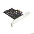 Exegate EX283713RUS  EXE-509 M.2 B key + M.2 M Key -> PCI-Ex4/SATA  [: 1 ]