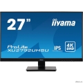 LCD IIYAMA 27&apos;&apos; XU2792UHSU-B1 {IPS 3840x2160 300cd 178/178 1000:1 4ms D-Sub DVI HDMI DisplayPort USB-Hub Tilt 2x2W}  [Гарантия: 3 года]