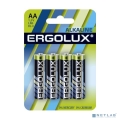 Ergolux  LR6 Alkaline BL-4 (LR6 BL-4, батарейка,1.5В) (4 шт. в уп-ке)  [Гарантия: 1 год]
