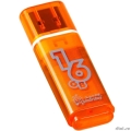 Smartbuy USB Drive 16Gb Glossy series Orange SB16GBGS-Or  [Гарантия: 2 года]
