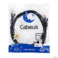 Cabeus PC-UTP-RJ45-Cat.5e-2m-BK ����-���� UTP, ��������� 5e, 2 �, ����������������, ������  [��������: 1 ���]