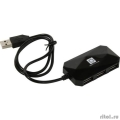 5bites Концентратор HB24-207BK 4*USB2.0 / USB 60CM / BLACK  [Гарантия: 6 месяцев]