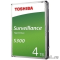 4TB Toshiba Surveillance S300 (HDWT840UZSVA) {SATA 6.0Gb/s, 5400 rpm, 256Mb buffer, 3.5" для видеонаблюдения}  [Гарантия: 2 года]