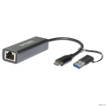 D-Link DUB-2315/A1A   2.5 Gigabit Ethernet / USB Type-C   USB Type-C / USB Type-A  [: 1 ]
