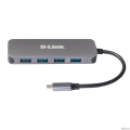 D-Link DUB-2340/A1A   4  USB 3.0 (1      ), 1  USB Type-C/PD 3.0   USB Type-C  [: 1 ]