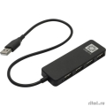 5bites Концентратор HB24-209BK 4*USB2.0 / USB PLUG / BLACK  [Гарантия: 6 месяцев]