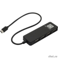 5bites HB24C-210BK Концентратор 4*USB2.0 / TYPE-C PLUG / BLACK  [Гарантия: 6 месяцев]