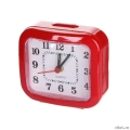 Perfeo Quartz часы-будильник "PF-TC-004", прямоугольные 8*7,5 см, красные  [Гарантия: 1 год]