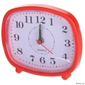 Perfeo Quartz часы-будильник "PF-TC-005", прямоугольные 10*8,5 см, красные  [Гарантия: 1 год]