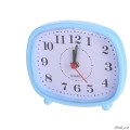 Perfeo Quartz часы-будильник "PF-TC-005", прямоугольные 10*8,5 см, синие  [Гарантия: 1 год]