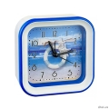 Perfeo Quartz часы-будильник "PF-TC-006", квадратные 10*10 см, спасат. круг  [Гарантия: 1 год]