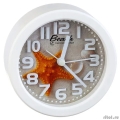 Perfeo Quartz часы-будильник "PF-TC-013", круглые диам. 10,5 см, звезда  [Гарантия: 1 год]