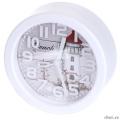 Perfeo Quartz часы-будильник "PF-TC-013", круглые диам. 10,5 см, маяк  [Гарантия: 1 год]