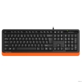 Клавиатура A4Tech Fstyler FKS10 черный/оранжевый USB [1530190]  [Гарантия: 1 год]