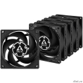 Case fan ARCTIC P8 PWM PST Value Pack (Black/Black) - retail (ACFAN00154A)   [��������: 6 �������]