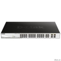 D-Link DGS-1210-28MP/F3A ����������� L2 ���������� � 24 ������� 10/100/1000Base-T � 4 �����-������� 100/1000Base-T/SFP (24 ����� PoE 802.3af/at, PoE-������ 370 ��)  [��������: 1 ���]
