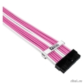 Комплект кабелей-удлинителей для БП 1STPLAYER PKW-001 / 1x24pin ATX, 2xP8(4+4)pin EPS, 2xP8(6+2)pin PCI-E / premium nylon / 350mm / PINK & WHITE  [Гарантия: 1 год]