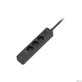 Harper    USB  UCH-340 Black QC3.0 (3 .,1,5., 3 x USB (max 4.8A), 4000W) {H00003195}  [: 1 ]