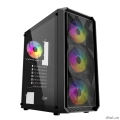 Powercase Mistral Edge, Tempered Glass, 4x 120mm 5-color fan, чёрный, ATX  (CMIEB-L4)  [Гарантия: 1 год]