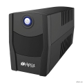ИБП HIPER CITY-650 { line-interactive, 850VA(480W), 2*Schuko socket, USB port, power cable, чёрный}  [Гарантия: 1 год]