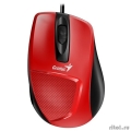 Мышь Genius DX-150X, USB, G5, красная/чёрная (red, optical 1000dpi, подходит под правую руку) new package  [Гарантия: 1 год]